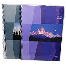 Cuaderno c/espiral Tapa Flexi. 29/7 x84hjs(10/20/40)**