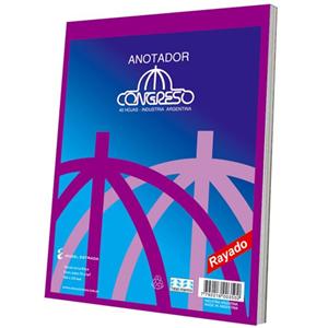 Anotador CONGRESO rayado x40hjs