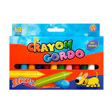 Crayones SEÑORITA gordos x12un.(6/12/24)**