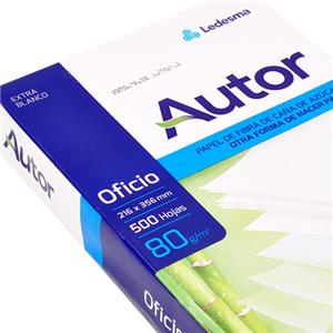 Resma LEDESMA AUTOR 80grs.OFICIO LEGAL (10/50)
