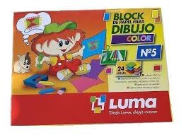 Block dibujo LUMA Nº6 color x24hjs.(5/15/30)