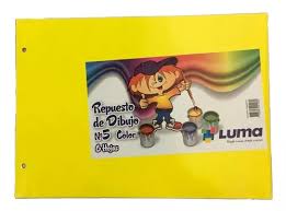 Repuesto CANSON LUMA Nº5 color x6 hjs.