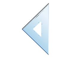 Escuadra Pizzini Acrilica Escolar 30x45 cm.