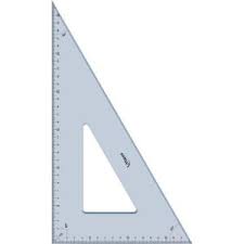 Escuadra Pizzini Acrilica Escolar 30x60 cm.