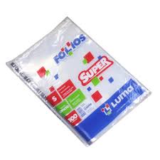 Folio PVC OFICIO LUMA Super x100un.(1/5/10)