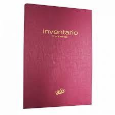 Libro RAB INVENTARIO corona 2manos 3columnas