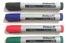 Marcador PELIKAN 720 al agua gordo p/redonda