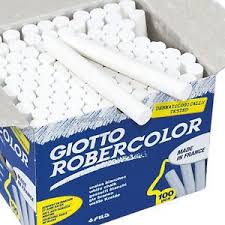 Tiza GIOTTO ROBERCOLOR Blanca x100