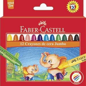 Crayones finos FABER x12colores