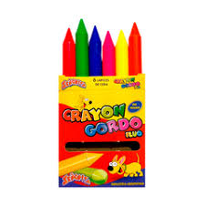 Crayones SEÑORITA gordos Fluo x6un.(12/24/48)**