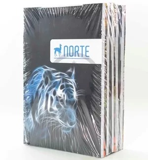 Cuaderno c/indice NORTE (451) Tapa dura x 50hjs.