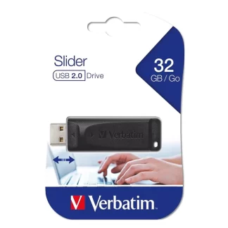Pen drive Verbatim silder 32 gb negro