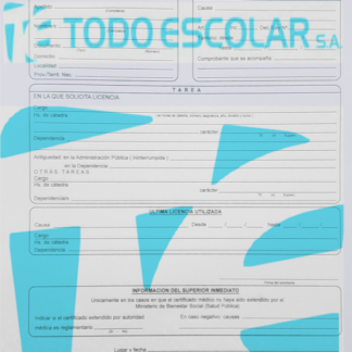 OE.SOLICITUD DE LICENCIA X50 (SL-8)