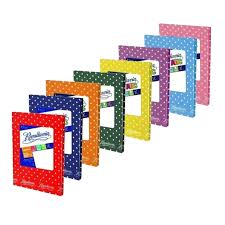 Cuaderno RIVADAVIA (16x21) Tapa dura Forrado Lunares x 52 .hjs