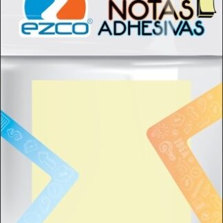 Notas adhesivas Ezco 40 x 50 mm amarillo e-653 100 hojas