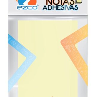 Notas adhesivas Ezco 50 x 75 mm amarillo e-656 100 hojas