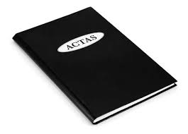 Libro acta RAB 2manos T/negra