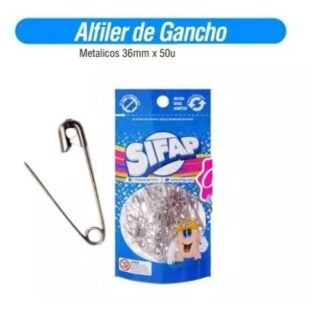 Alfiler gancho Sifap 36 mm x50 unidades doy pack