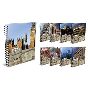 Cuaderno 29,7 Mis apuntes 80 hojas rayado espiral