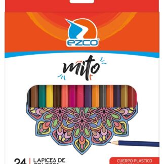 Lapices de colores Ezco mito x 24 largos